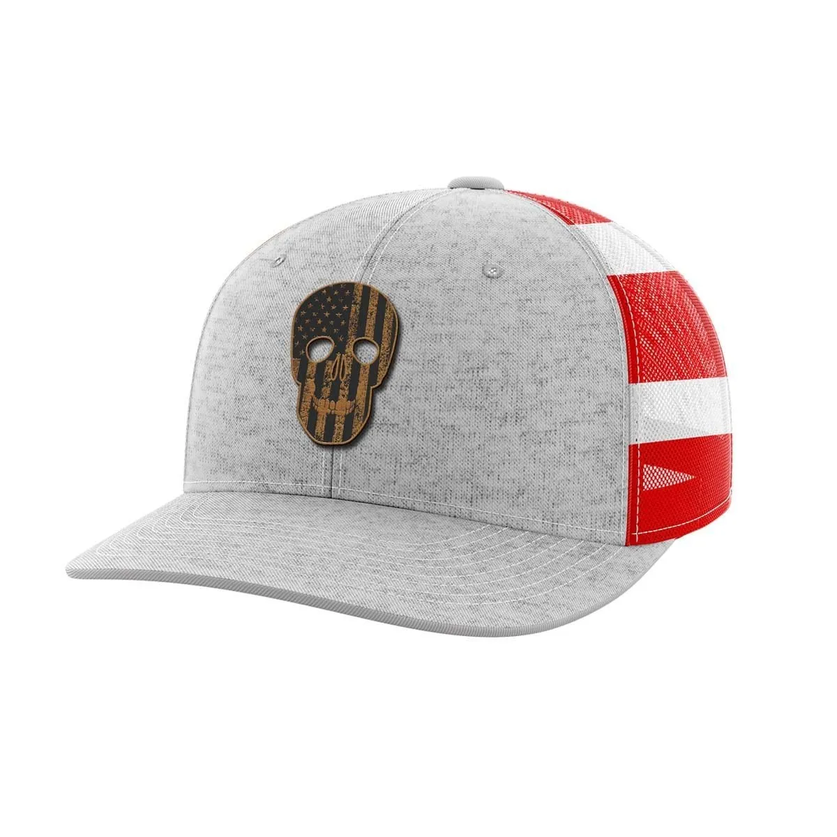 Skull Flag Bamboo Patch Hat