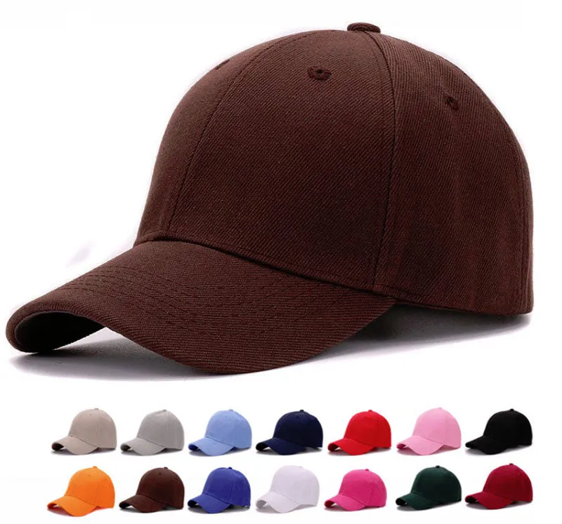 Solid Colors Blank Baseball Caps Wholesale