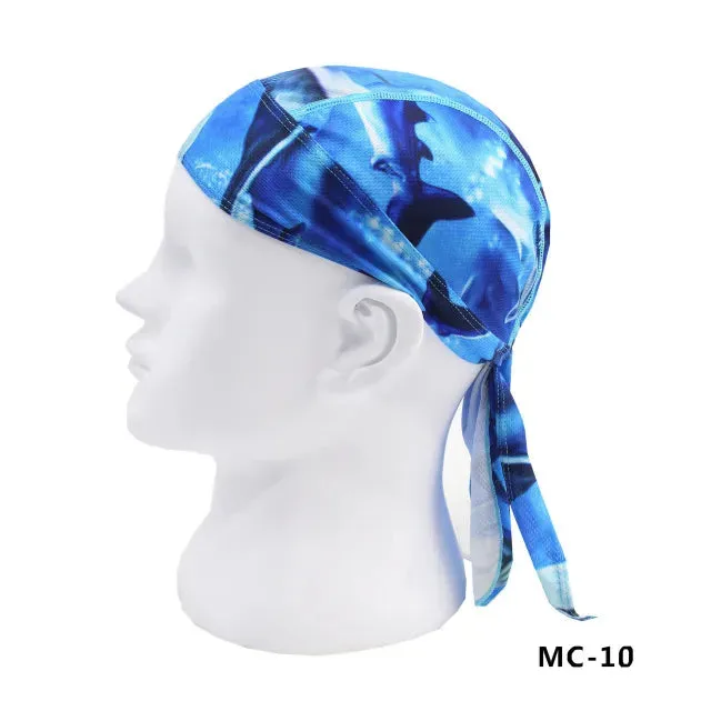 Summer Breathable Cycling Headband Men Headscarf Cap Sport UV Protection Printed Camouflage Women Fishing Hood Hiking Headband