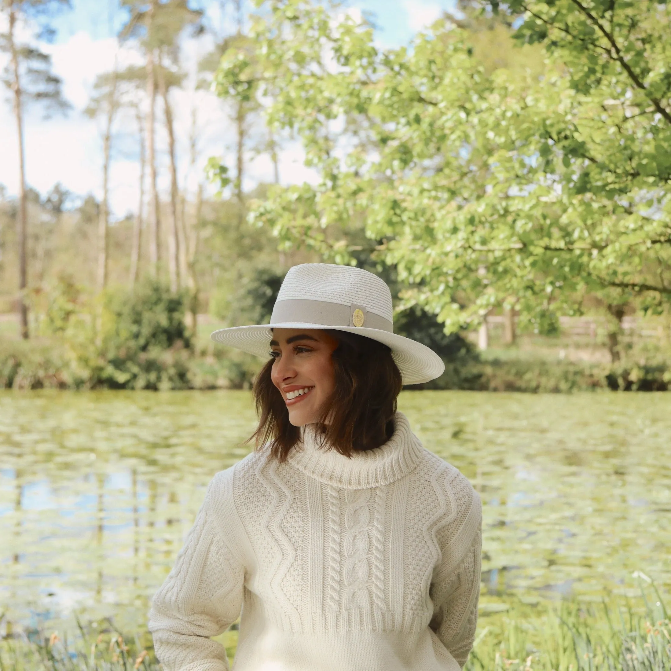 The Hemley Fedora in Cream