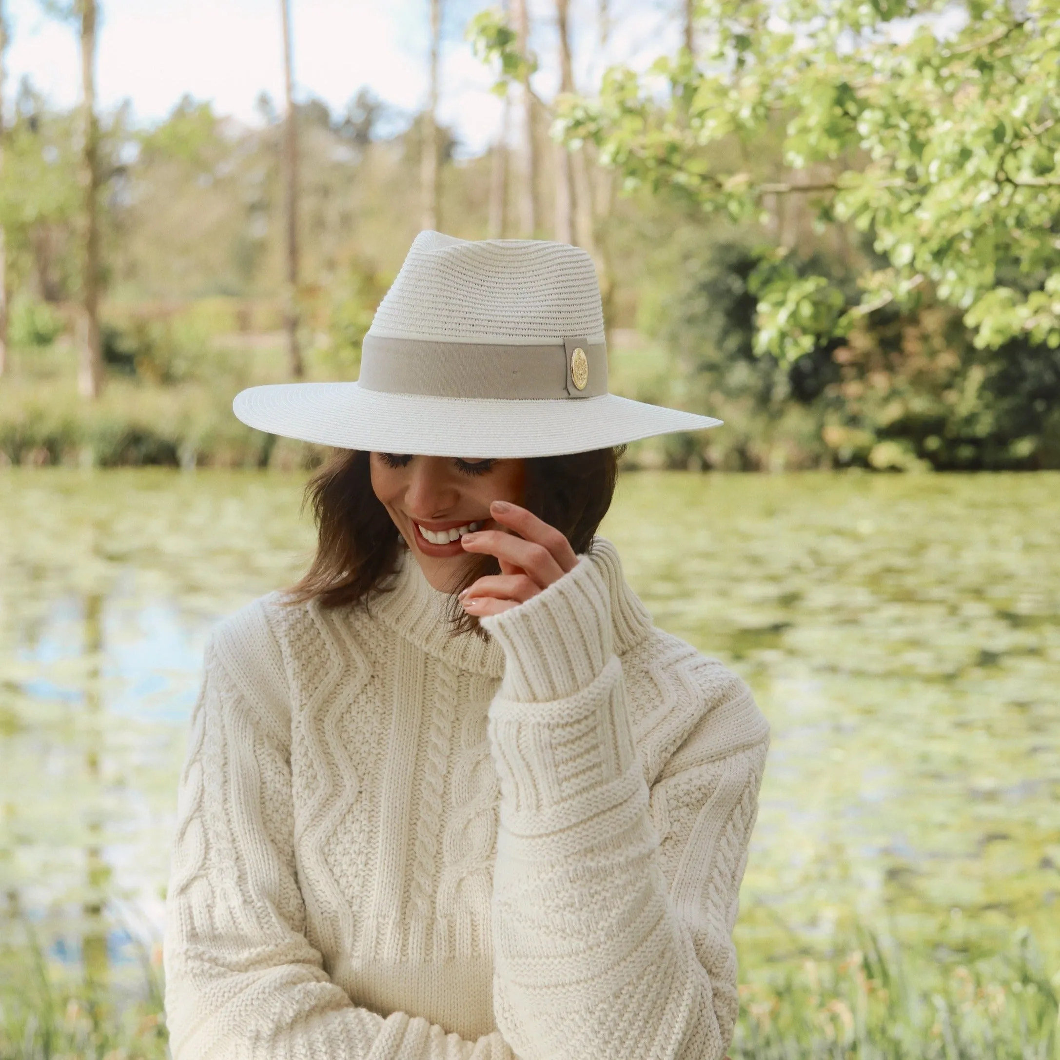 The Hemley Fedora in Cream