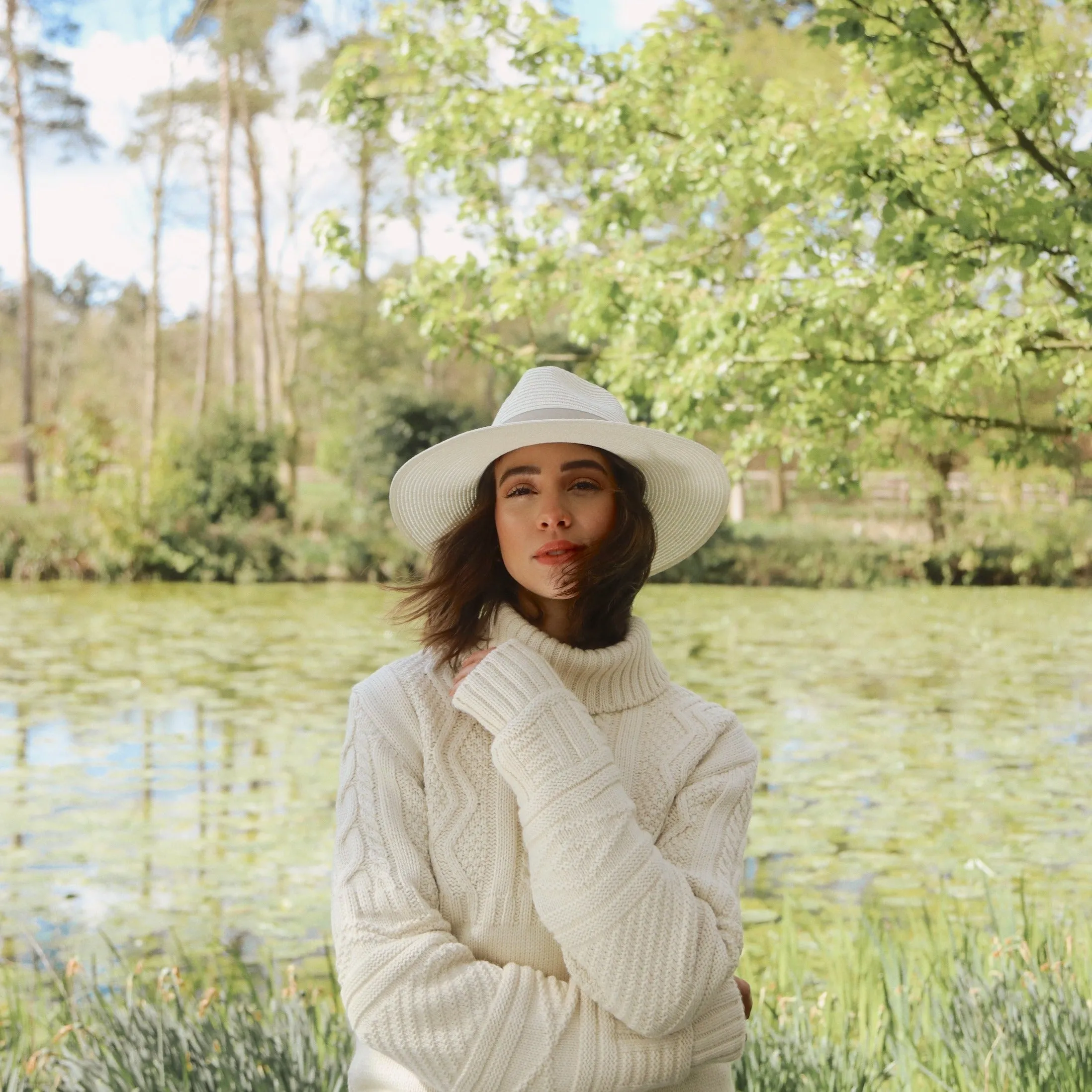 The Hemley Fedora in Cream